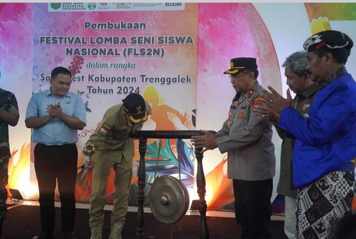 Buka FL2SN, Wabup Trenggalek : Ini Upaya Pemkab Mencari Bibit- bibit Siswa Berprestasi