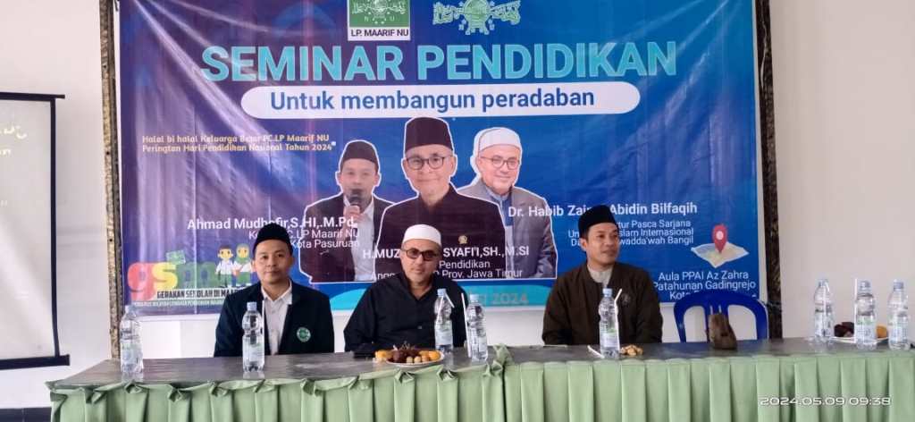 PC LP Ma’arif NU Kota Pasuruan Gelar Seminar Pendidikan