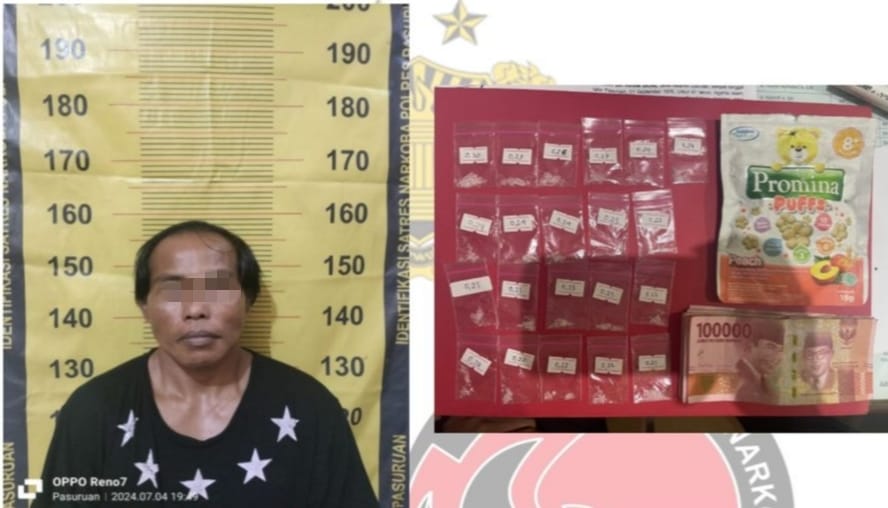 Di Rumah Pengedar Ini Polisi Temukan 5,4 gram Sabu – sabu Siap&nbsp;Diedarkan