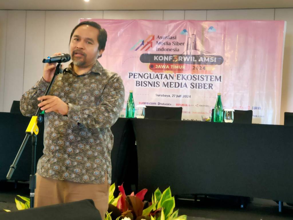 Pembukaan Konferwil III AMSI Jatim Ketum AMSI Tekankan Pentingnya Ekosistem Media&nbsp;Digital