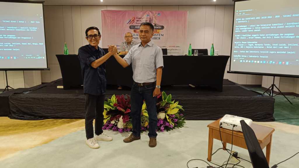 Sah! Ainun-Amir Dipercaya Sebagai Ketua dan Sekretaris AMSI Jatim&nbsp;2024-2028