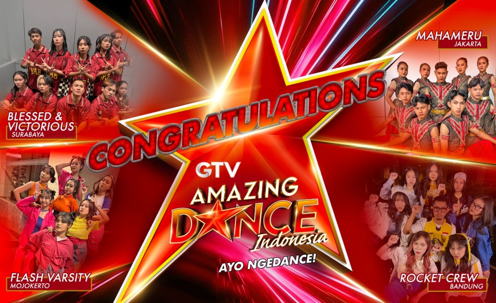 Tampil Outstanding, Ini 4 Grup yang Lolos di Stage Audisi 3 Amazing Dance&nbsp;Indonesia